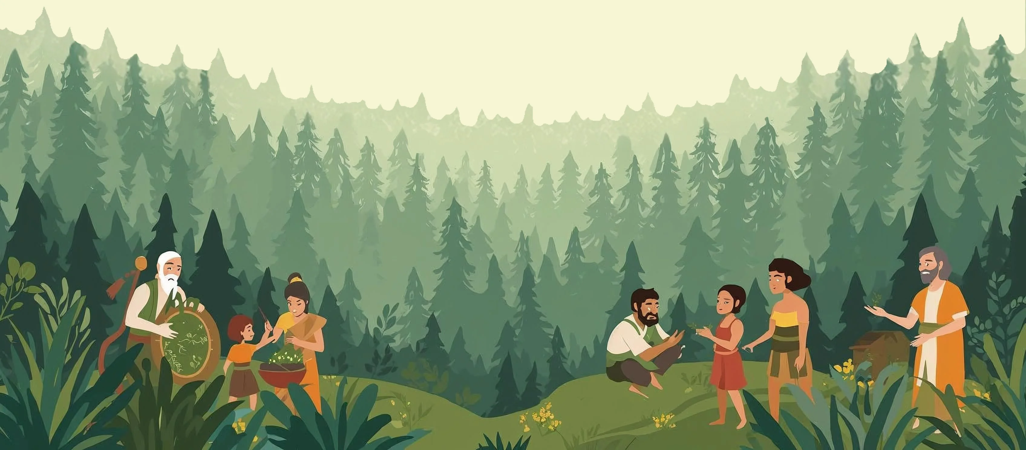 Ancient healing family