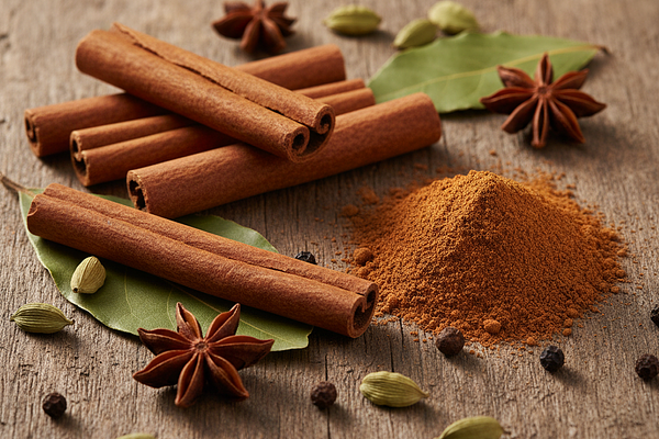 Cinnamon (tvak) 1-6g daily - Reduces fasting glucose by 18-29 mg/dL