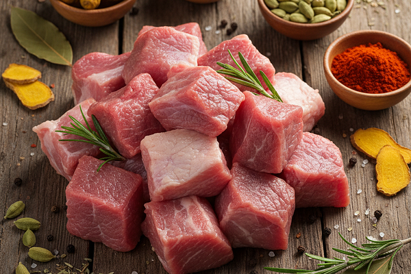 Goat meat (Aja mamsa) - Light, warming, supports dhatu