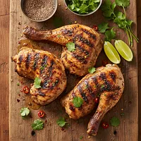 Grilled chicken with cumin and coriander