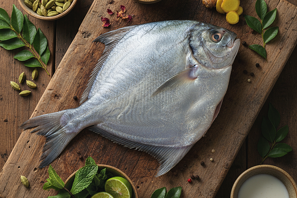 Pomfret - Sweet taste, cooling properties