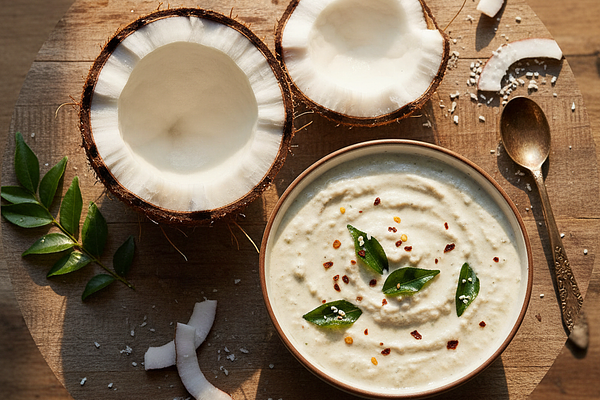 Coconut and coconut chutney - Medium-chain triglycerides