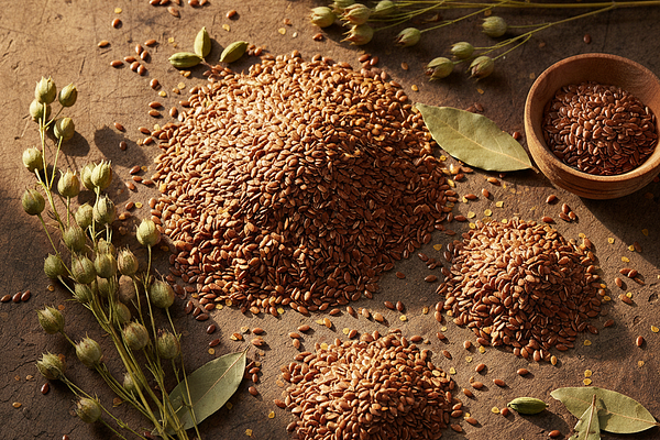 Flaxseeds - Omega-3, fiber, lignans
