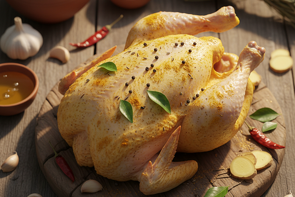 Chicken (Kukkuta) - Light, warming, supports agni