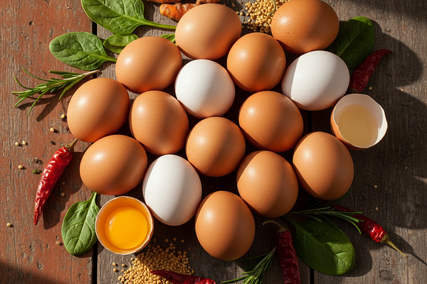 Eggs - Choline, B vitamins, tryptophan for serotonin