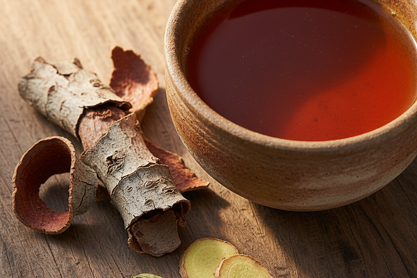 Arjuna bark tea - kashaya, tikta rasa, heart tonic