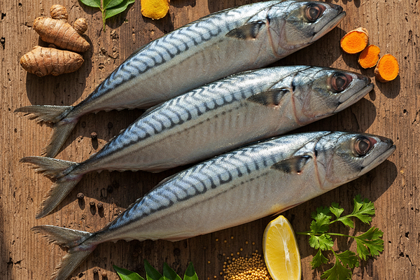 Mackerel - High omega-3 content, supports joint health