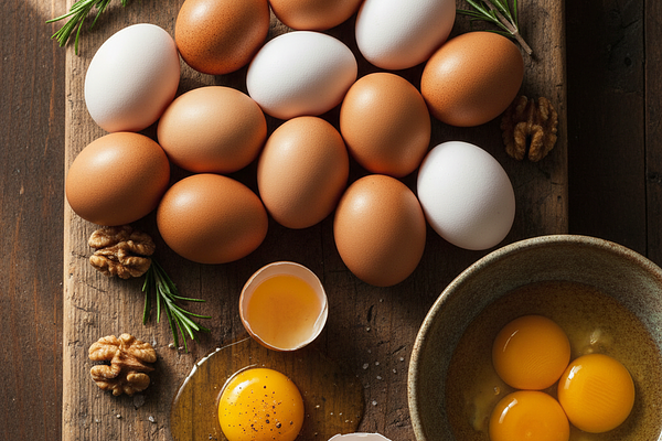 Eggs (omega-3 enriched) - Protein and healthy fats