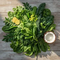 Green leafy vegetables