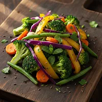 Steamed vegetables