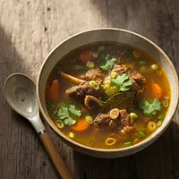 Bone broth soup