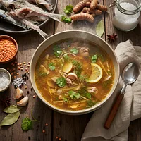 Fish bone broth