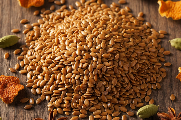 Omega-3 rich flaxseeds