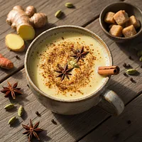Warm spiced milk