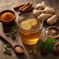 Ginger honey tea