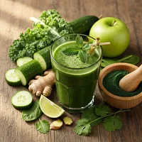 Green vegetable juice