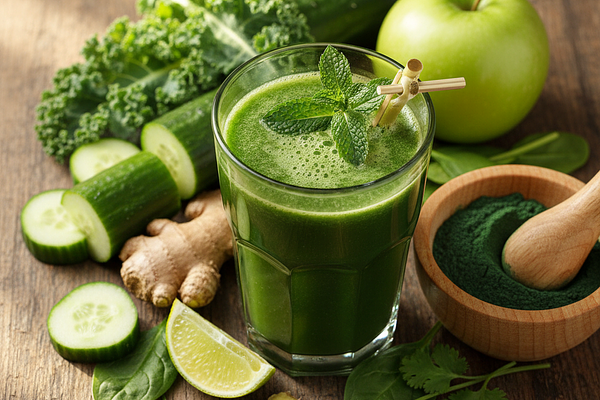 Green vegetable juice