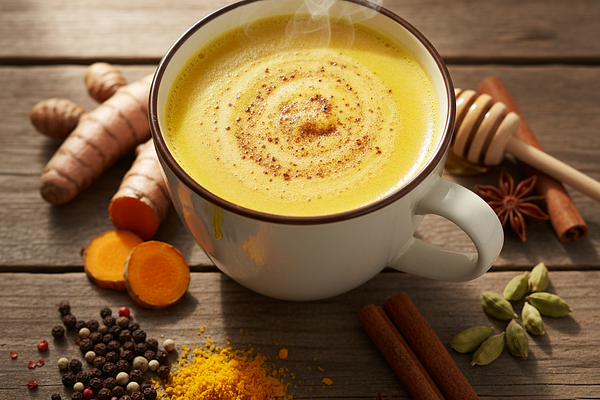 Turmeric warm milk