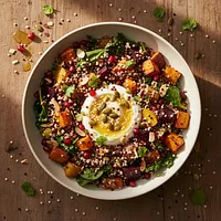 Whole grain quinoa bowl