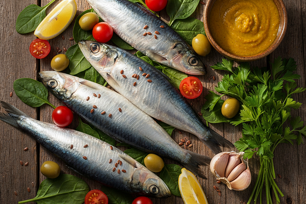Sardines - Omega-3, B12, selenium for cognitive function