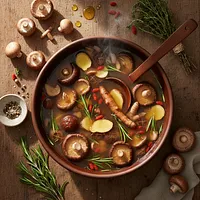 Mushroom broth