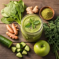 Fresh vegetable smoothie