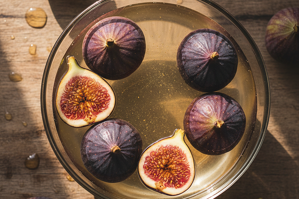 Figs soaked in water