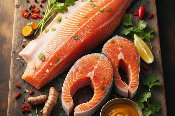Wild-caught salmon - Omega-3 for heart health