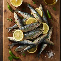 Sardines with lemon