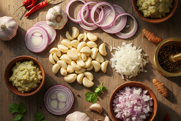 Garlic and onion preparations