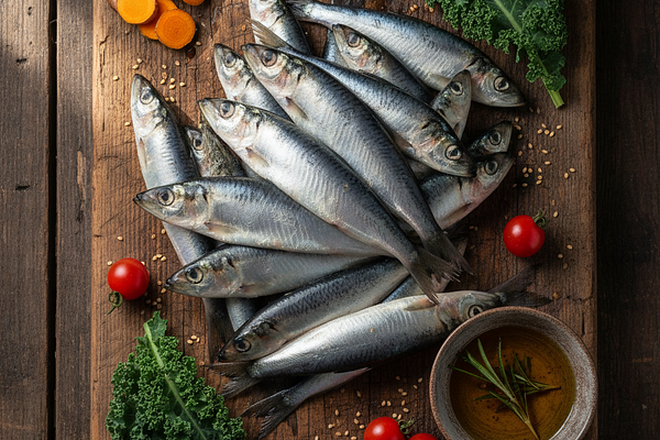Herring - Rich omega-3, vitamin D, heart protective