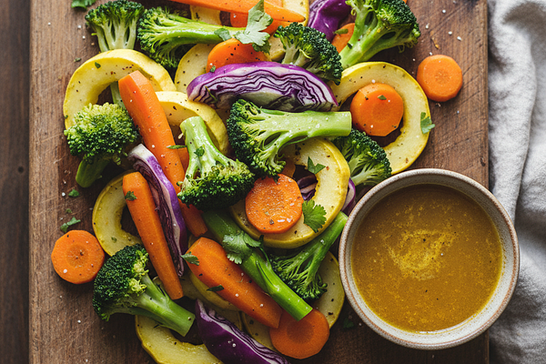 Steamed vegetables (low potassium)