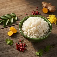 White rice in moderation