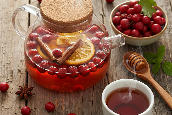 Hawthorn berry tea
