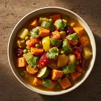 Soft cooked vegetables