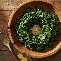Leafy greens with ghee