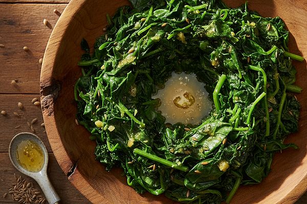 Leafy greens with ghee