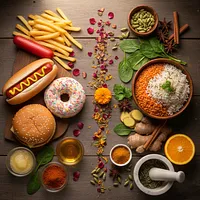 Processed fast foods