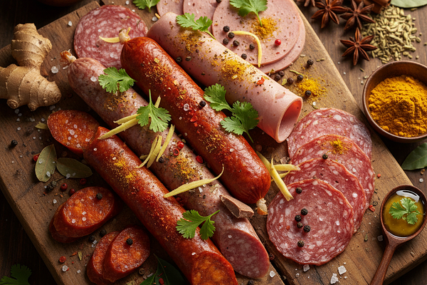 Processed meats (sausages, deli meats) - Chemical additives, high sodium