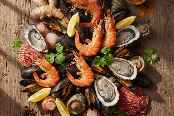 Shellfish - Can be heavy, potential allergen