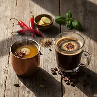 Alcohol and caffeinated beverages