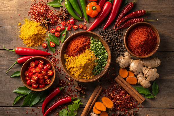 Excessive spicy foods - katu rasa, ushna guna