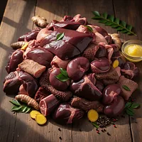 Organ meats in excess