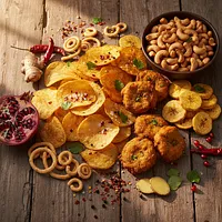 Salty snacks and chips