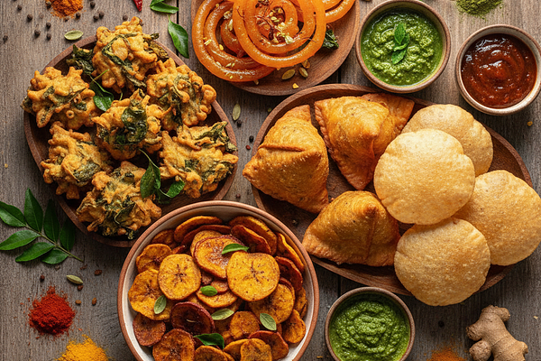 Fried foods and deep-fried snacks