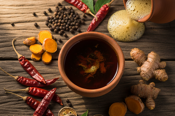 Alcohol - katu, ushna guna, depletes ojas