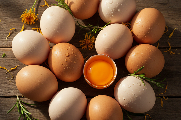 Eggs - Vitamin D, protein for bone matrix