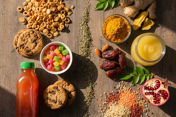 Processed foods with hidden sugars - Check labels