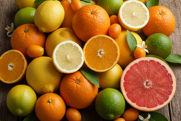 Citrus fruits in excess