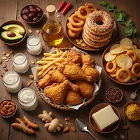 Trans fats and fried foods